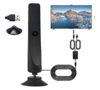 Wave Max HD TV Antenna for Clear Reception, 100 Channels, Plug & Play with 3m Cable, 50 Mile Range - Festberg Hitenna Edition 0626