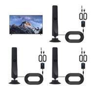 Wave Max TV Antenna 2025, Wave Max Antenna, TV Antennas 2025, Indoor Antennas for Smart TVs, Supports 4k,1080p for Local (3 Pcs)