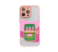 Wave Neon Pink Green Sardine Tin Aesthetic Y2K TPU Custom Compatible With iPhone 7 7S 8 SE 2020 X XR XS 11 12 13 14 15 16 16E 17 Air Pro Max Plus Mini Case Design Personalised Name Cover Silicone