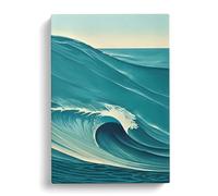 Wave Of The Ocean Canvas Wall Art Print 30x20 Inch