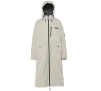 WAVE Oversized Waterproof Fleece-Lined 3 in 1 Changing Robe | Quick Dry Wetsuit Changing Coat | Unisex (UK, Alpha, M, Regular, Regular, Ecru)