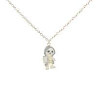 Wave Pattern Pendant Necklace Edgy Jewelry Abstract Design for Women Men Dark Aesthetic Accessory