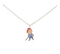 Wave Pattern Pendant Necklace Edgy Jewelry Abstract Design for Women Men Dark Aesthetic Accessory