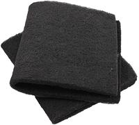 Wave Point Professional Super Activated Carbon Pad 18" x 10", Cut-to-Fit Filter Media Pad for Fish Tank Aquarium Pond Canister Filter Terrariums & Hydroponics (18" x 10" (2 PC))