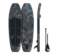 Wave Recon Inflatable Stand Up Paddleboard | Premium SUP with Anti-Air Leaking Design, Non-Slip Deck, and Complete Accessories | 10'4ft (Grey, 2.0 Model)