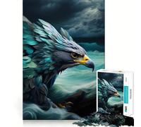 Wave Rider Falcon Puzzle for Adults 1000 Pieces Memory Play Game Firm Fit Secure Assembly Meaningful Connection Building Game (38x26cm)