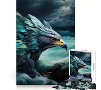 Wave Rider Falcon Teenagers 1000 Piece Jigsaw Puzzle Focus Training Leisure Activity Tight Join Thoughtful Gift (50x75cm)