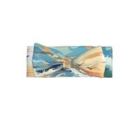 Wave Sailboat Seagull All-over printed baby bow headband matches any outfit for babies, toddlers and kids