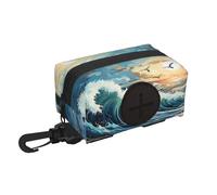 Wave Sailboat Seagull Pet travel garbage bag storage bag Essentials for hiking or camping in the countryside Ensure you have an enjoyable experience