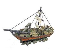 wave Sailing Ship With Rocks