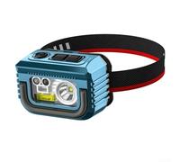 Wave Sensor Controlled Outdoor Headlamp With XPG Light Source Type-C Rechargeable Battery IPX6 Waterproof For Hiking Running And Use Adjustable Light Direction