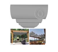 Wave Shade Cover,Retractable Waterproof Pergola Shade Sail, Custom Size 1.5x7.5m Outdoor Canopy, UV Blocking Sun Cover for Patio & Backyard, Durable Fabric, Weather Resistant