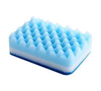 Wave Shape Dish Sponge, Non-Slip Grip, 11x6.3cm, Kitchen Cleaning Scrubber, Double-Sided Cleaning Sponge, Versatile Utility, for Kitchen Sink Pots Pans Countertops