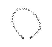 Wave Shape Headband Thin Metal Hair Hoop, Korean Cross Spring Shape Elastic Hair Bands(B)