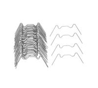 Wave Shape Welding Staples 100 Pack for Plastic Parts Repair | Utilizes stainless steel wire to provide mechanical reinforcement for plastic parts subject to vibration or stress.