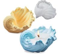 Wave Shell Silicone Moulds for Resin, Moulds for Resin Casting, Resin Tray Mould, Candle Holder Mold for DIY Flowerpot, Candle Holder, Home Decor