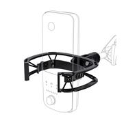 Wave Shock Mount [Custom Built for Elgato Wave:3/1], Anti-Vibration Suspension Elastic Shock Mount Holder Clip Mic Mount Stand with 3/8" or 1/4" Screw Adapter Compatible with Wave:3/1 Microphone