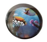 Wave Sound Instrument - Sound Drum Sea Sound, Wave Sound Instrument Handheld Handpan Drum Percussion for Meditation, Yoga, Music Lessons, Beads, Gentle Sea Sounds, Music Drum for