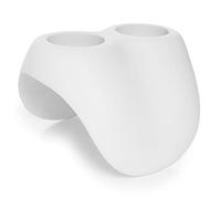 WAVE Spa Hot Tub Drinks Holder, Clip-On Spa Cup Holder for the Edge of Your Tub, Durable Waterproof & Non-Slip, Fits WAVE Aegean, Atlantic & Pacific Spas, Light Grey, 1 Pack