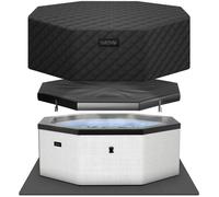 Wave Spas Como 6 Person Pebble White Eco Foam Hot Tub with EnergySave Bundle - Size: 6 Seater - Wilko