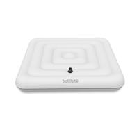 Wave Spas Spa Square 4 Person Protective Thermal Efficient Inflatable Cover, White Wave Spas White