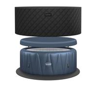 Wave Spas Wave Atlantic Energy-Efficient Hot Tub Bundle | 6 Person in Navy Wave Spas Navy 6 Person