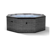 Wave Como 6-Person Eco Foam Hot Tub Integrated Heater Flint Grey, Grey