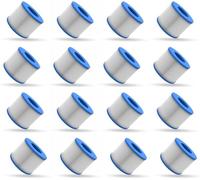 Wave Spas Wave Hot Tub Replacement Filters, Screw-On / Threaded - 16 Pack in Blue | Size: Medium Wave Spas Blue M
