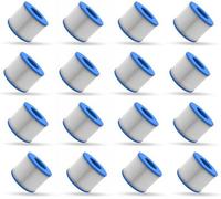 Wave Spas Wave Hot Tub & Spa Replacement Filter Cartridge Screw-On Threaded, Spa Water Filter - 16 Pack