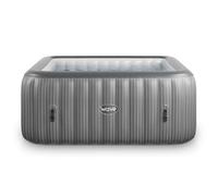 Wave Spas Wave Pacific 6-Person Inflatable Hot Tub Integrated Heater Grey Rattan