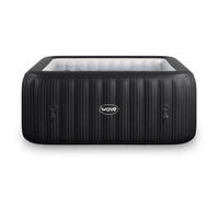 Wave Spas Wave Pacific, 6-Person Inflatable Hot Tub, Integrated Heater, Slate Rattan
