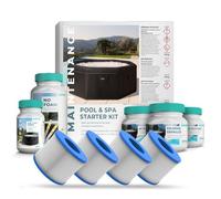 Wave Spas Wave Spa Hot Tub Chemical Starter Kit With Screw-On/threaded Filters, Complete Water Care Set