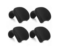 WAVE Luxury Foam Hot Tub Head Rest, Comfortable Quick-Dry Spa Pillow for Neck & Head Support, Fits Inflatable Hot Tubs & Spas, Black, 4 Pack