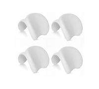WAVE Luxury Foam Hot Tub Head Rest, Comfortable Quick-Dry Spa Pillow for Neck & Head Support, Fits Inflatable Hot Tubs & Spas, Light Grey, 4 Pack