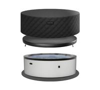 Wave Spas Wave Tahoe Energy-Efficient Hot Tub Bundle | 6 Person in Light Grey Wave Spas Light Grey 6 Person