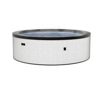 Wave Spas Wave Tahoe Replacement Spa Liner, Rigid Eco-Foam Hot Tub Inner Liner, Pebble White - 6 Person