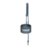 Wave Sups Wave Coiled Ankle Leash for Paddle Boards & Kayaks in Blue Wave Sups Blue