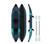 Wave Sups Wave Roamer Inflatable Kayak (PU-Stitch), 1-2-Person - Navy | Size: 1 Wave Sups Navy 1
