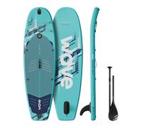 Wave Sups Wave Surf 3.0 Inflatable Stand-Up Paddle Board (8'6") in Aqua Wave Sups Aqua