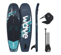 Wave Sups Wave Surf Kids 3.0 2-in-1 Inflatable Paddle Board & Kayak (8'6") in Navy Wave Sups Navy