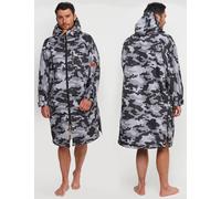 Long Sleeve Changing Robe - Camo Wave Spas Grey L