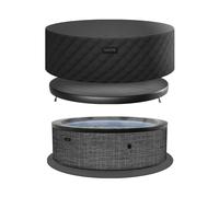 Wave Tahoe | 4/6-Person Eco Foam Hot Tub | Built-In Integrated Heater - Flint Grey - 4 Person | 156x70cm - EnergySave Bundle