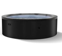 Wave Tahoe 4-Person Eco Foam Hot Tub Integrated Heater Charcoal Black, Black