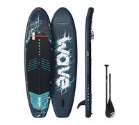 Wave Tourer 3.0 10'3ft Inflatable Stand Up Paddle Board | Touring iSUP Package with Adjustable Paddle, Pump, Fin, Leash, Repair Kit & Backpack | Non-Slip Deck | Navy
