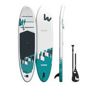 Wave Tourer Inflatable Stand Up Paddleboard | Premium SUP with Anti-Air Leaking Design, Non-Slip Deck, and Complete Accessories (White, 2.0 Model | 11'3ft)