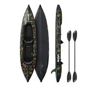 Wave Trailblazer Inflatable Kayak | Durable PVC Construction, Comfortable Seats, Quick Inflation & Deflation, Ideal for Rivers & Lakes | 1-3 Person (Recon, 2 Person)