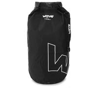 WAVE Waterproof PVC Dry Bag | Lightweight Backpack with Adjustable Strap | Waterproof, Durable, Lightweight, 100% Leak-Proof for Hiking, Boating, Kayaking, and Outdoor Adventures | Black | 40L