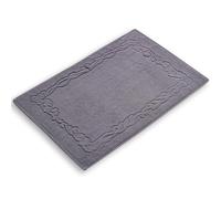 Wavedolphin® Bath Mat,100% Cotton Thickly Woven,500g/piece,50x80 cm,Dark Grey
