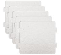Waveguide Cover Universal Silver Mica Microwave, 5 PCS Universal Mica Sheet for Microwave Oven Cut to Size, 4.3 X 3.9 Inches