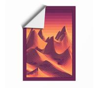 Wavelight Forms Modern Unframed Wall Art Print A3 (42×29.7cm), Wall Decor for Living Room, Bedroom, Office & Home, Art Gift